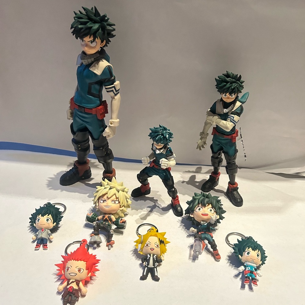 My Hero Academia Anime Figure Lot Of 10